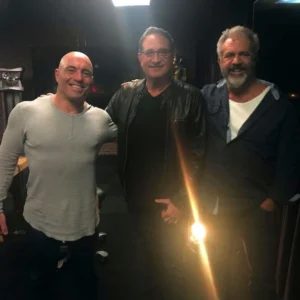 Joe Rogan with Dr. Neil Riordan and Mel Gibson